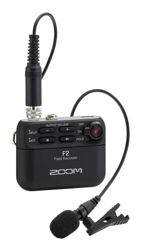 Zoom F2   Field Recorder + Microfono Lavalier image 1