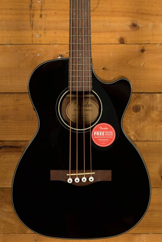 Fender CB-60SCE Bass - Walnut - Black w/Fishman CD image 1