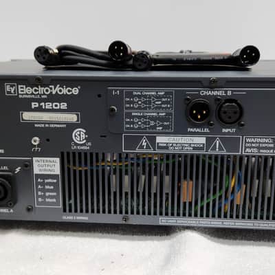 Electro Voice P1202 Power Amplifier + 2 x M115 Module In good condition Made in Germany image 10