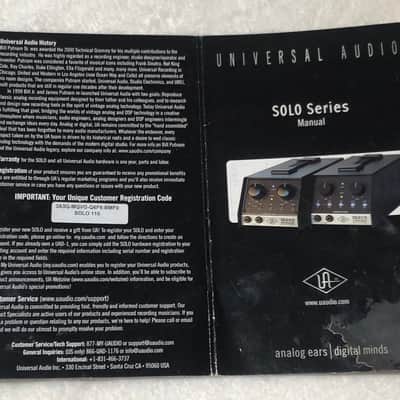 Universal Audio Solo/110 Mid 2000s - Black image 4