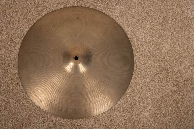1970s Zildjian 16" A Hollow Logo Crash Cymbal 1166g image 1