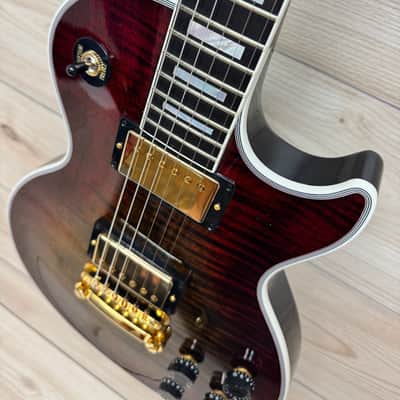 Gibson Custom Les Paul Axcess Custom Figured Top Electric Guitar - Bengal Burst #865 image 5
