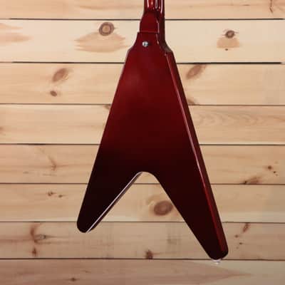 Gibson 1967 Flying V with Vibrola - Sparkling Burgundy-200097 image 8