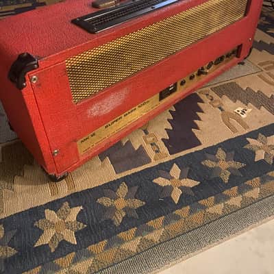 Marshall JMP 1992 Super Bass 2-Channel 100-Watt Guitar / Bass Amp Head 1967 - 1975 - Red image 5