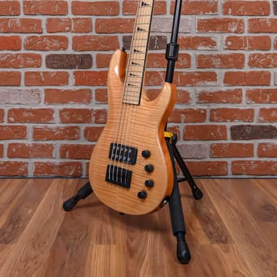 Jackson USA Custom Shop Concert Bass Masterbuilt by Mike Shannon & Pablo Santana Flame Maple Top Natural 2008 w/Hard Shell Case image 5