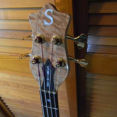 2019 Ken Smith BSR4GN 4 String Fretted Bass Quilted Maple Top and Back Brand New Authorized Dealer ! image 3