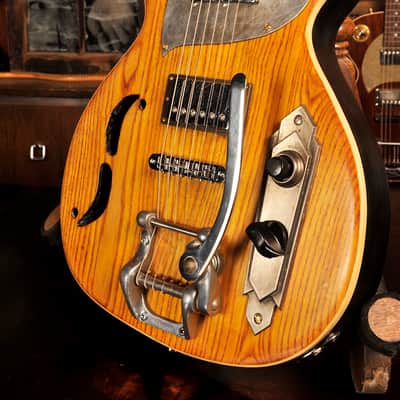 Postal Guitars Delta Zephyr--F hole edition 2013 Natual image 3