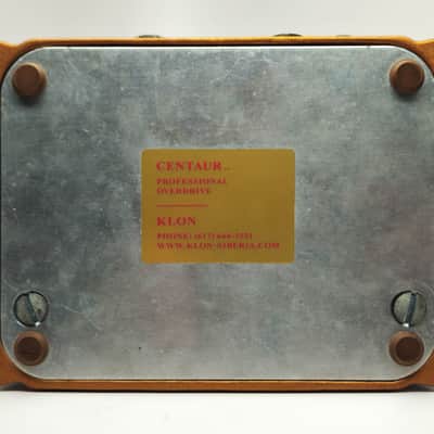 Klon Centaur Professional Overdrive Short-Tail Horsie Serial #2479, Excellent Condition with Box and Paperwork! image 11