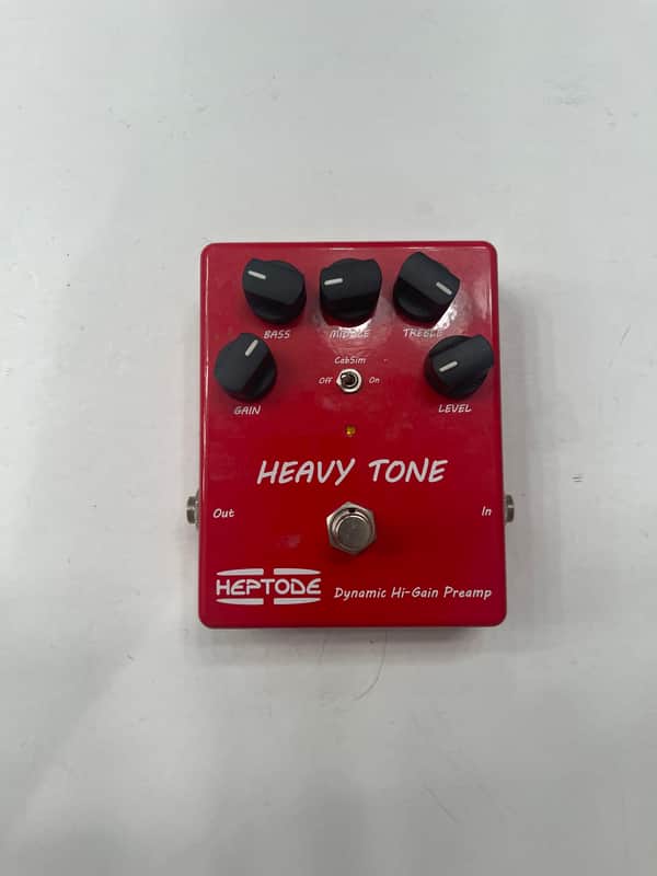 Heptode Heavy Tone Dynamic High Gain Preamp Overdrive Rare Guitar Effect Pedal image 1