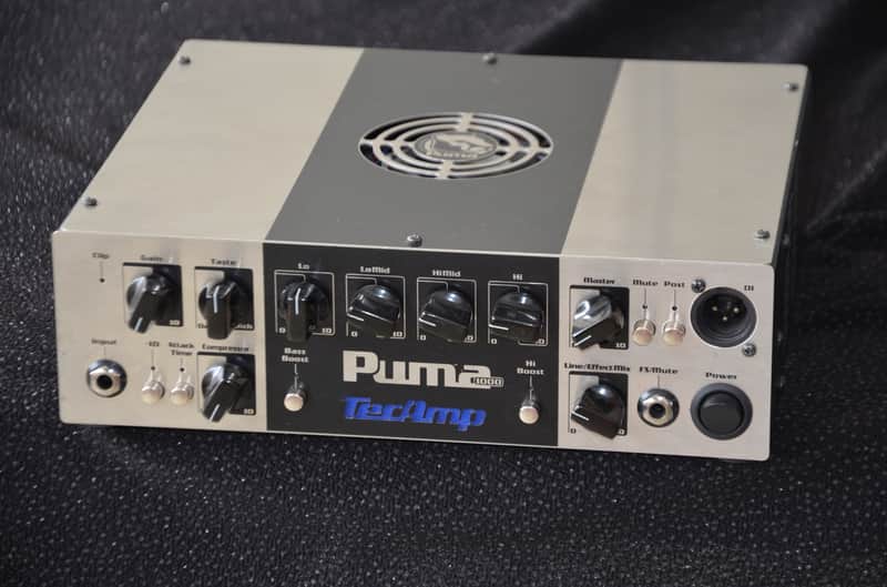 TecAmp Puma 1000 * up to 1000 watts Bass amp * High quality made in Germany * very compact and light weight only 2.8kg * FX- loop image 1