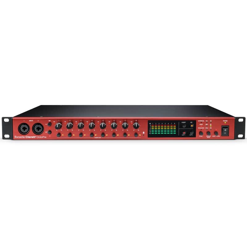 Focusrite Clarett+ OctoPre 8-Channel Mic Pre Expansion with ADAT and Analog I/O image 1