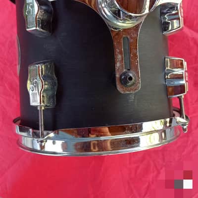 Sonor Force 2005 8" x 8" Full Birch Rack Tom (2005) - Matte/Wax Midnight Black image 3