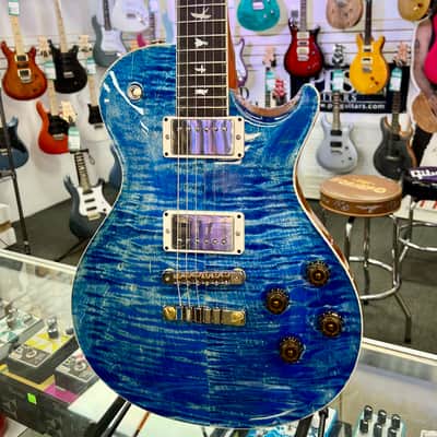 PRS 40th Anniversary McCarty SC56 Singlecut Electric Guitar, Faded Blue Jean with Case image 5