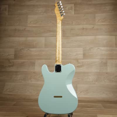 Mo Tone Surf Green T-Style Solid Body Electric Guitar - Used image 9