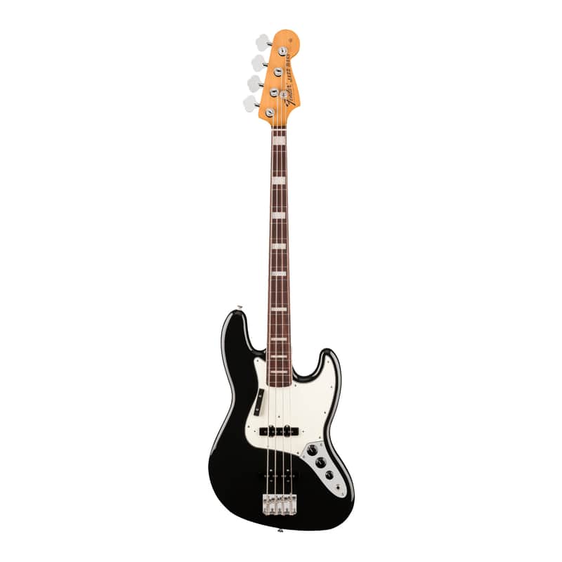 Immagine Fender Vintera III Early '70s Jazz Bass SS with Rosewood Fingerboard (Black) - 1