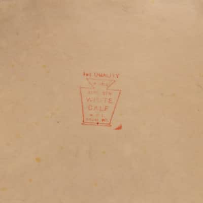 1950s WFL 24" Calfskin Bass Drum Head image 2