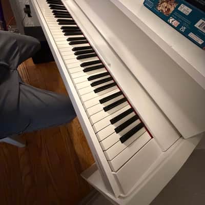 Roland F701 88-Key Digital Upright Piano 2020 - Present - White image 2