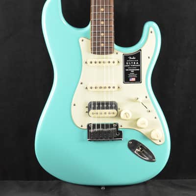 Fender American Ultra Luxe Vintage '60s Stratocaster HSS Sea Foam Green Rosewood Fingerboard image 1
