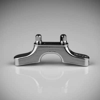 INDe SB1U Snare Strainer and Universal Butt Plate Set - Chrome image 8