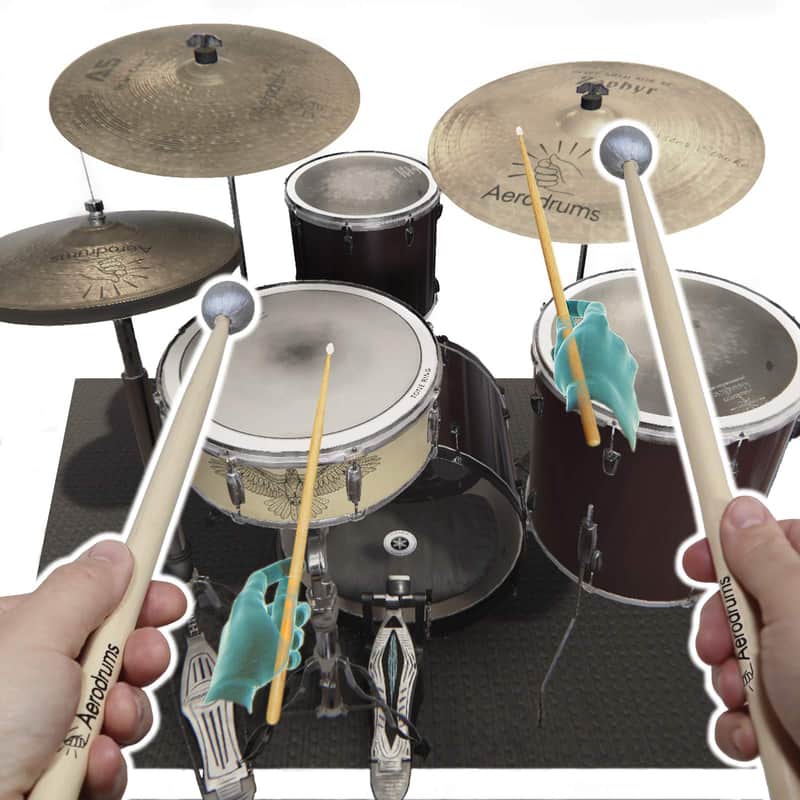 Aerodrums Digital Air Drums with Virtual Reality and MIDI Support - Electronic Drums imagen 1