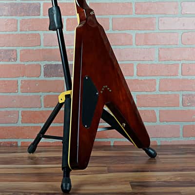 Dean V 79 Select Flame Top Vintage Sunburst With Matching Headstock Made in Korea 1999 With Case image 8