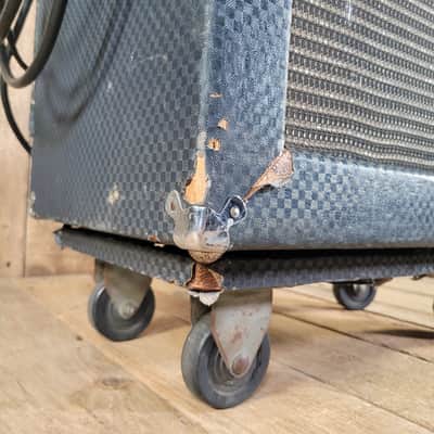 Ampeg B-15-N 1966 w/ Altec Speaker Serviced - Blue Checker image 6