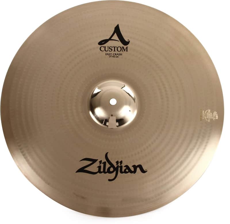 Zildjian 17" A Custom FAST Crash Cymbal - MINT! image 1