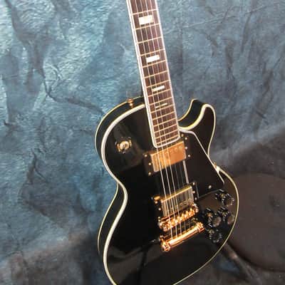 Vintage Aria Deluxe Les Paul copy 1970s - Black image 7