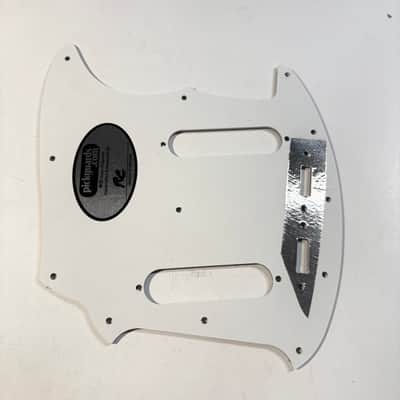 Celluloid Tortoise Tortoiseshell Wide Bevel Pickguard for Squier Classic Vibe '60's Mustang image 5