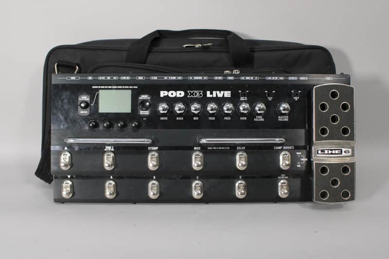 【中古品】LINE6 POD X3 LIVE Line 6 Pod X3 Live Multi-Effects Guitar Pedal Amp Modeler Tested