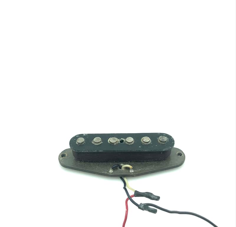 Vintage 1975 Fender Stratocaster Gray Bottom Alnico V Pickup Grey image 1