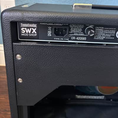 Fender '65 Princeton Reverb 12-watt 1 x 10-inch Tube Combo Amp - Black Tolex/Silver Grille, Sweetwater Exclusive Mod Shop image 6
