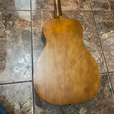 Vintage Lyra ? Barclay ? 1960s Parlor Acoustic Guitar Made in the USA 3/4 size image 7