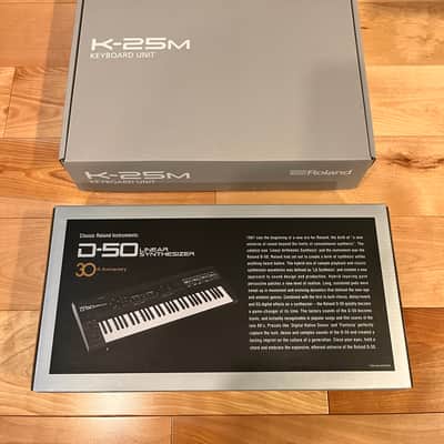 Roland D-05 Boutique Series Linear Synthesizer Sound Module & Roland K-25M Boutique Module Dock USB MIDI Keyboard, 12-Inch