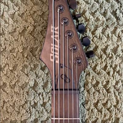 Solar Guitars 2022 Solar T1.6 BOP 27+ w/ Evertune Bridge - Black Open Pore image 3