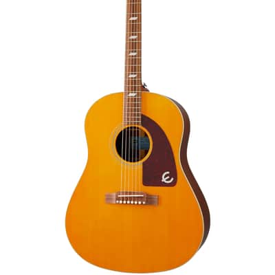 Epiphone Original Collection Masterbuilt Texan Acoustic/Electric Guitar in Antique Natural Aged