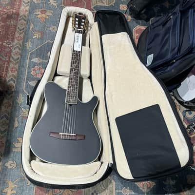 Ibanez TOD10N Tim Henson Signature Nylon Acoustic-Electric Guitar - Black w/Gator Pro-Go Gig Bag image 6