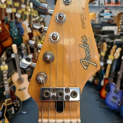 Fender American Deluxe Stratocaster Electric Guitar - Red w/ HS Case image 5