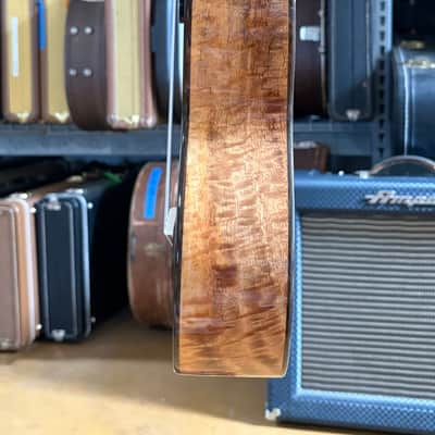 2012 Rick Turner Compass Rose Tenor Ukulele #311 – Highly Figured Koa – Deluxe – Gig Bag image 8