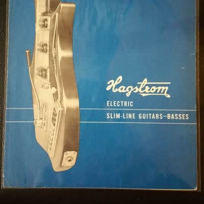 Hagstrom "Slim Line" Guitar Catalog 1966 image 1