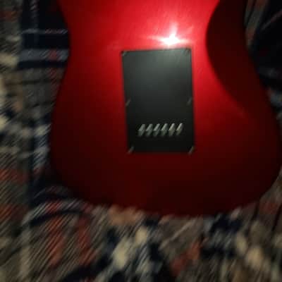 KAY Guitar VINTAGE STRATOCASTER 1960s Sparkly Red Bild 11