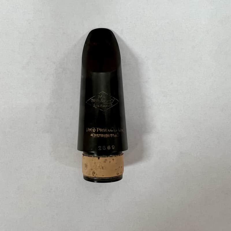 MC Gregory Los Angeles Hard Rubber Clarinet Mouthpiece image 1