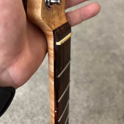 Warmoth Telecaster neck 2020 - high grade birdseye maple and figured Ziricote fretboard image 6