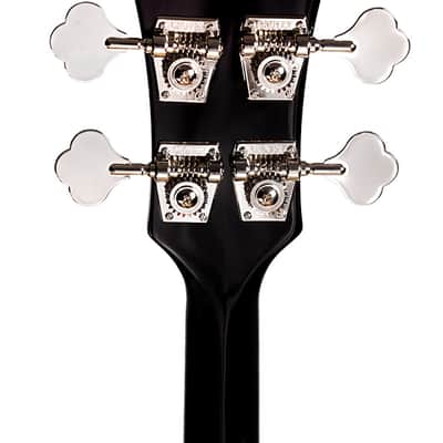 Guild Starfire Bass - Black - Single pickup - Semi-Hollow Body Bass Guitar image 8
