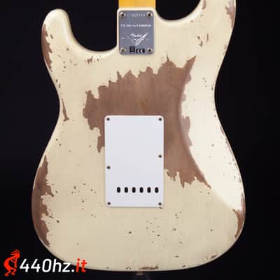 Fender Custom Shop Limited Edition 60 Dual-Mag II Stratocaster Super Heavy Relic Aged Vintage White 1960 image 4