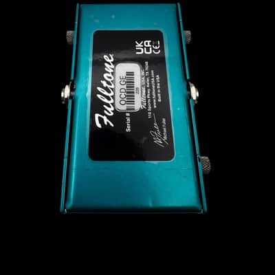 Fulltone Custom Shop OCD-GE Germanium Overdrive 2019 - Tahitian Teal X4412 image 5