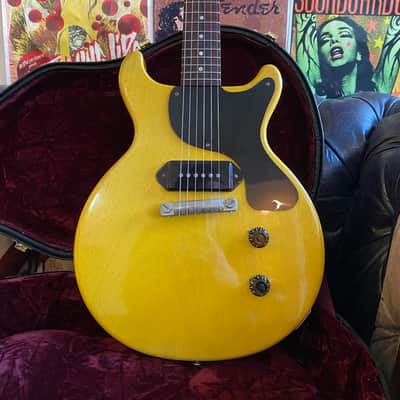 Gibson Custom Shop 1958 Historic Reissue Les Paul Junior Double Cut TV Yellow 2001 w/ OHSC image 4