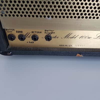 Marshall JCM 800 Lead Series Model 2203 100-Watt Master Volume Head 1984 Black image 16