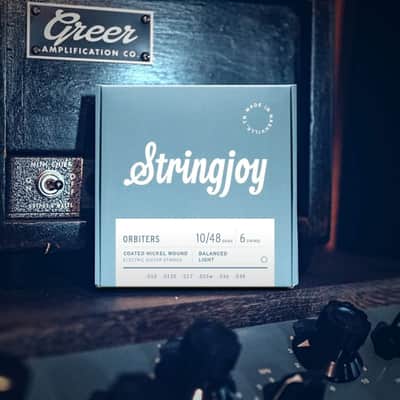 Stringjoy Orbiters Coated Nickel Wound Super Light Electric Guitar Strings 9-42 image 2