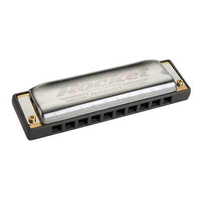 Hohner Progressive Series - Rocket Diatonic Harmonica in Key of B - Made in Germany - Carry Pouch Included image 1